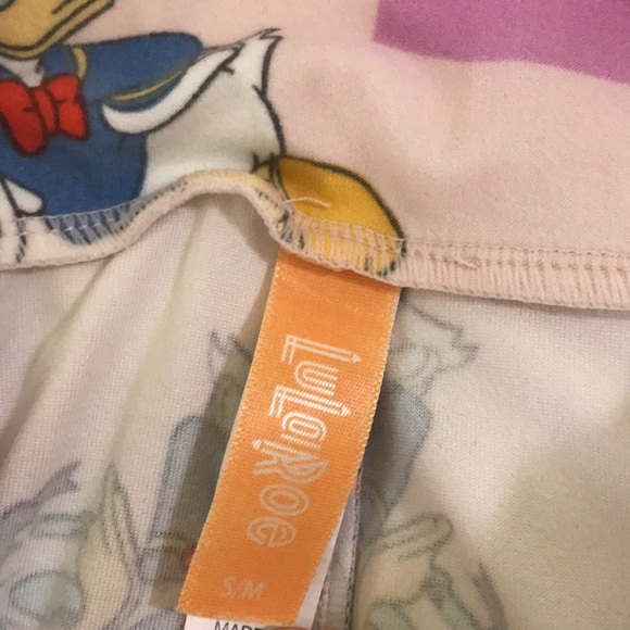 🦆 Lularoe Disney Donald Duck Leggings S/M - Picture 6 of 8